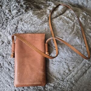 Madewell Tan Leather Small Crossbody